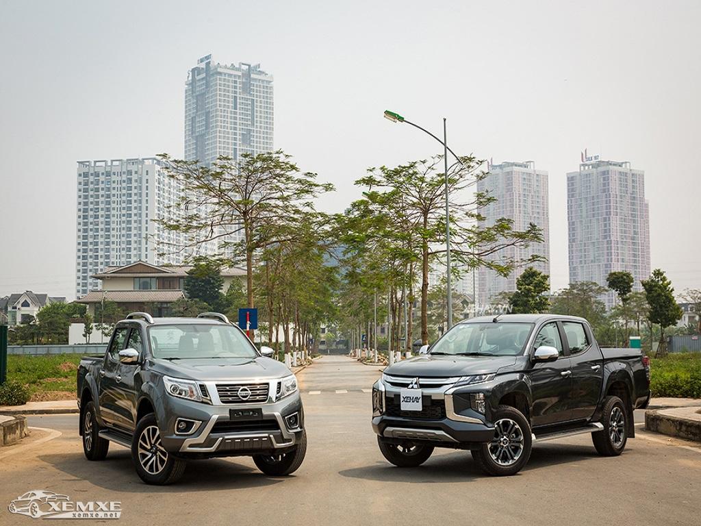 So sánh xe Mitsubishi Triton 2020 với Nissan Navara